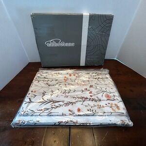 Ambesonne Table Runner & Placemats Set Floral Multicolor 16x72 5pc New